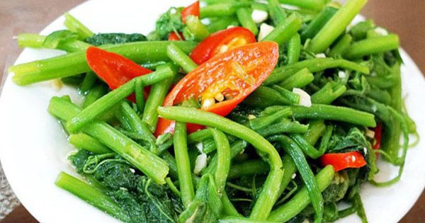 Loại rau xào tỏi vạn người mê, 
