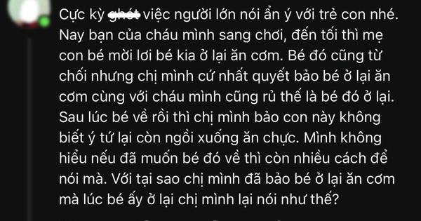 Câu chuyện nhận hàng chục nghìn lượt like: Có 1 kiểu lịch sử giả tạo của người lớn khiến trẻ nhỏ ám ảnh không quên!!