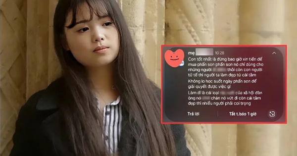 Con gái xin mua cây son dưỡng, bà mẹ nhắn 1 tin mà cư dân mạng Việt sửng sốt: Quá bất ổn rồi!