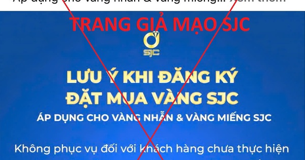 Xuất hiện thủ đoạn lừa mới liên quan vàng miếng SJC, khách hàng hết sức lưu ý