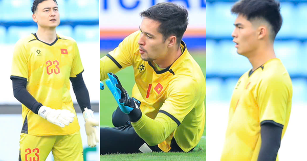 Trung Kiên đọ visual với Văn Lâm, Filip: Bộ ba thủ môn ĐT Việt Nam ai cũng cực phẩm, xem tập luyện lại càng mê