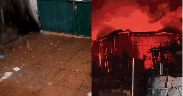 Hà Nội rạng sáng nay: Mưa đá và có cháy lớn