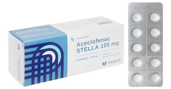 Khẩn: Bộ Y tế thu hồi toàn quốc giảm đau xương khớp Aceclofenac STELLA