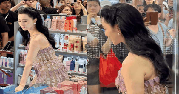Phạm Băng Băng đi bán mặt nạ ở siêu thị: Nhan sắc thật khiến đám đông tròn mắt, đứng hình kinh ngạc