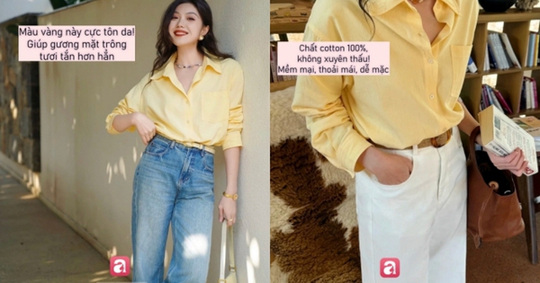 Tôi từng chê màu vàng “quê”, cho đến khi mặc chiếc áo này và bị hỏi mua liên tục