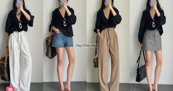 Mặc đẹp cả tuần chỉ với 1 chiếc áo blouse đen: Từ đi làm tới dạo phố đều hợp cả