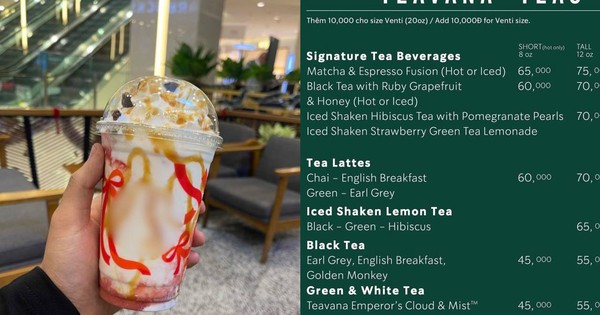 Tranh cãi menu chuỗi đồ uống nổi tiếng không dùng tiếng Việt, đi uống nước vẫn phải  “làm bài kiểm tra ngoại ngữ”?