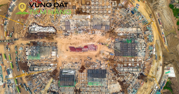 Đại công trường xây sân vận động lớn thứ hai Việt Nam: Lột xác sau 2 tháng, khán đài 60.000 chỗ dần lộ diện