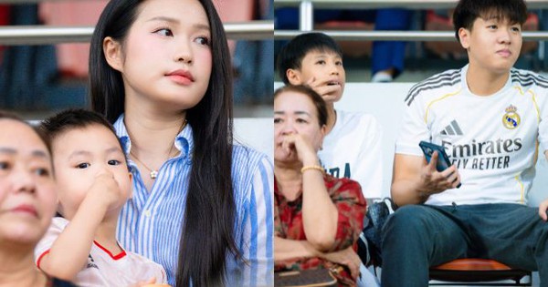 Hai em trai cực phẩm của Doãn Hải My đổ bộ khán đài cổ vũ Đoàn Văn Hậu, thái độ nhà vợ đã rõ giữa drama