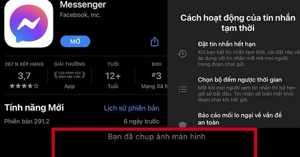 Cách để Messenger cảnh báo khi có người chụp màn hình