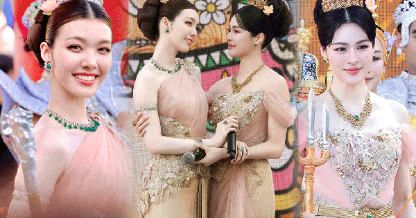 2 nữ thần Songkran đang gây sốt đất Thái: Xinh đẹp như xé truyện tranh bước ra, soi giá loạt trang sức mà hoảng hốt!