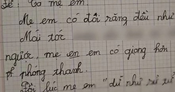 Học sinh tả tóc mẹ khiến dân tình cạn lời: Đọc tới đâu, đói bụng tới đó!