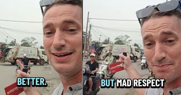 Du khách Tây ấn tượng mạnh với tiếng nhạc từ xe chở rác của Việt Nam