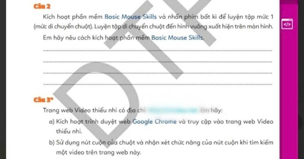 Sách bài tập tin học lớp 3 in 