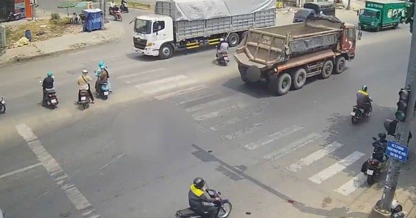 Xe ben va chạm xe máy trên Quốc lộ 13, cô gái tử vong tại chỗ