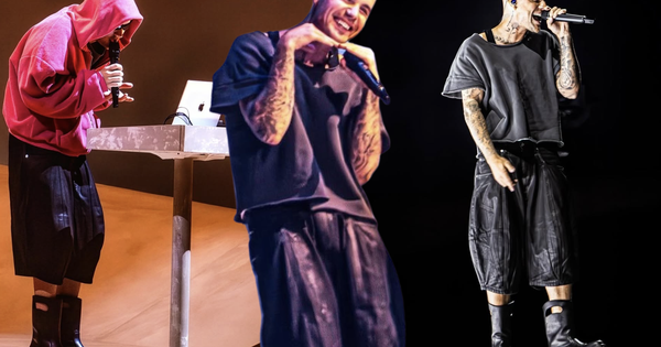 Dòng chữ tiếng Việt duy nhất xuất hiện trong màn trình diễn 260 tỷ của Justin Bieber tại Coachella