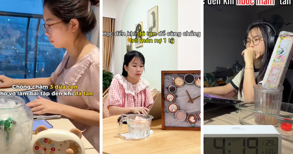 Trào lưu kỳ lạ 'học đến khi đá tan' của gen Z gây bão mạng xã hội