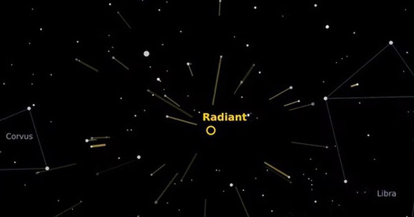 Một trận mưa sao băng mới vừa trút xuống Trái Đất