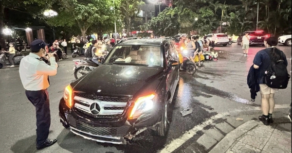 Vụ Mercedes đâm liên hoàn trong KĐT tại Hà Nội khiến nhiều người bị thương: Tài xế có nồng độ cồn