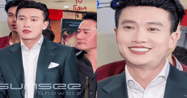 Quốc Trường lộ diện gây sốc: Lớp trang điểm trắng bóc, kẻ cả viền môi