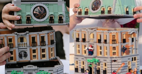 Đám cưới bị tố “đạo nhái nghi thức cất nóc nhà Lego