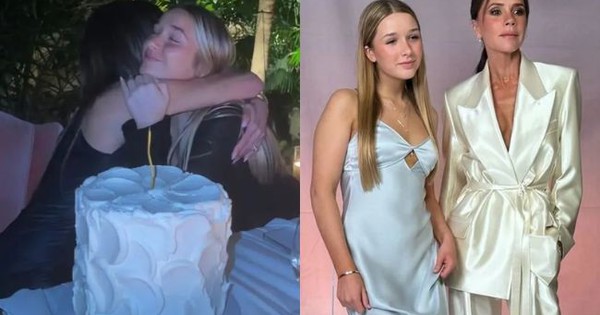 Tiểu thư út Harper nhà Beckham dành cử chỉ ngọt ngào cho Victoria, bất chấp việc mẹ liên tục bị anh cả Brooklyn nói xấu