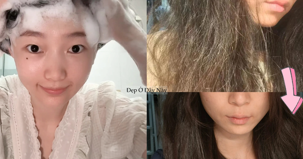 Không đổi dầu gội, tôi chỉ đổi cách gội đầu và mái tóc đã khác hoàn toàn