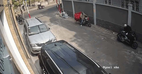 Clip: Nam shipper đi giao đơn, bị trộm luôn xe máy kèm cả giỏ hàng trong hẻm TP.HCM