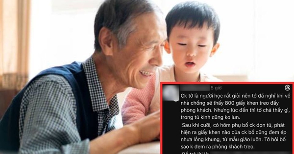 Con dâu thắc mắc sao nhà không treo giấy khen, bố chồng trả lời 1 câu 10 điểm: Thì ra người EQ cao là thế này sao?