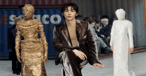 Show Maison Margiela Thu/Đông 2026 gây bão MXH: Hứa Quang Hán cũng có mặt, model catwalk gần như không thấy đường