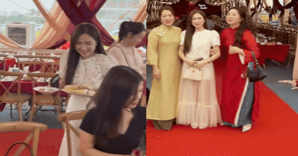 Hoà Minzy về nhà Văn Toàn ăn cưới còn tự tay vào bếp bê cỗ, phản ứng lạ khi bị trêu là 