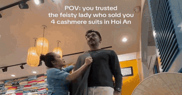 Khách Tây choáng váng trước tốc độ may vest của 