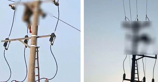 Bàng hoàng phát hiện thi thể nam sinh treo trên cột điện trung thế