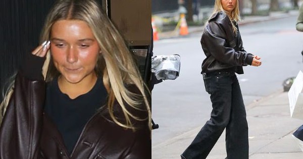 Tiểu thư Harper nhà Beckham thất thần mỏi mệt, xuống sắc thấy rõ khi để mặt mộc, bước ra từ xế hộp sang chảnh