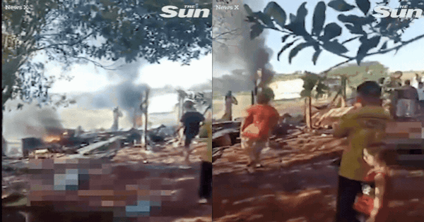 Rơi máy bay chở tiền, người dân tràn vào hiện trường lấy đi hàng triệu USD