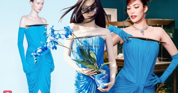 Ngu Thư Hân diện đầm của NTK Việt, đụng hàng cực gắt với Lan Khuê