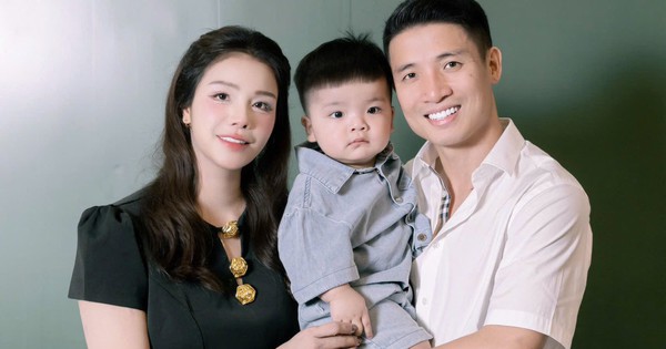 Bùi Tiến Dũng cùng cô chủ khách sạn tổ chức sinh nhật cho quý tử Nhật Vượng, nhan sắc mẹ bỉm 3 con gây sốt