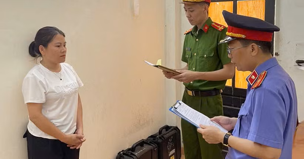 Thi hành lệnh bắt tạm giam Giám đốc Trần Thị Thân SN 1984