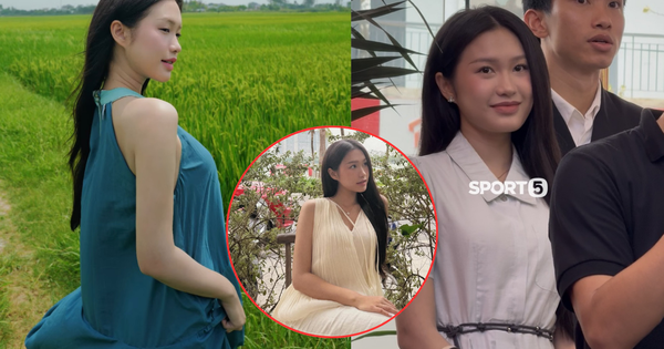 Doãn Hải My lộ vòng 2 lùm lùm khi về quê Văn Hậu