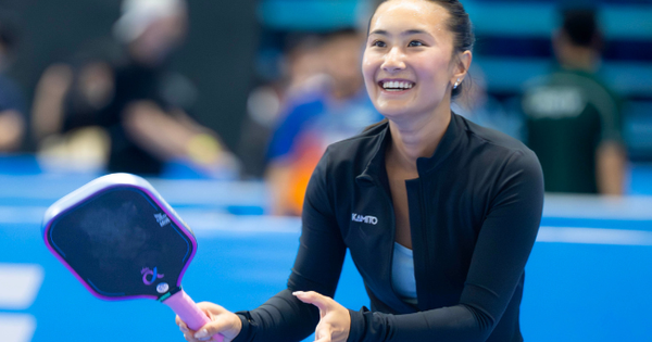 Nàng thơ pickleball Alix Trương khoe visual ngọt ngào nhưng bị cặp đôi Việt Nam loại thẳng ở PPA Asia 100