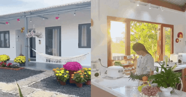 25 tuổi xây nhà 70m² chỉ với 200 triệu ở Khánh Hòa: Nhìn căn nhà nhỏ giữa sân vườn, nhiều người không tin nổi chi phí