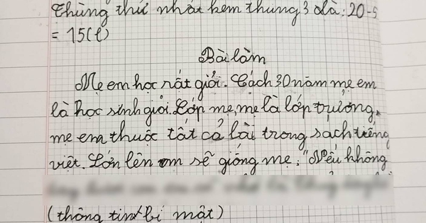 Học sinh lớp 1 kể 