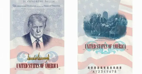 Mỹ sẽ phát hành hộ chiếu có hình Tổng thống Trump