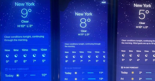 Người hay xem dự báo thời tiết trên iPhone cần chú ý