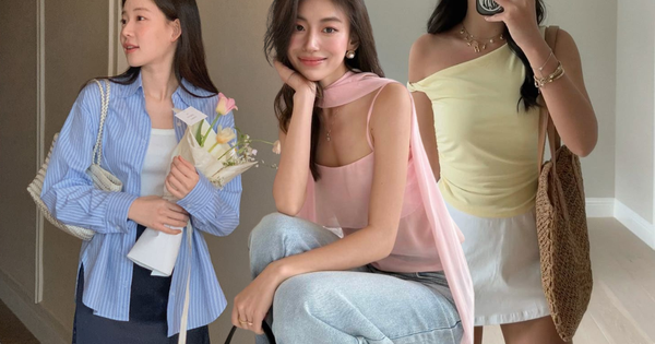 4 kiểu áo hè xinh lịm tim, phối với quần jeans hay chân váy đều xuất sắc