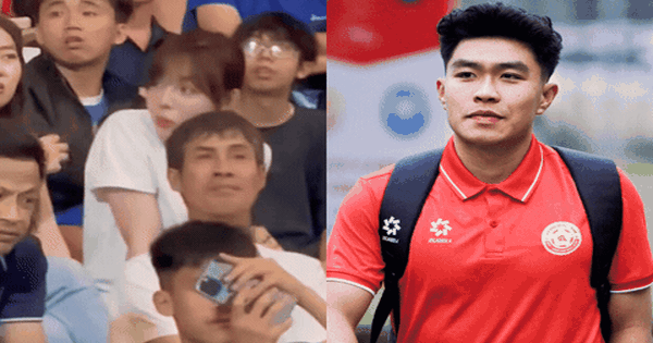 Camera nhà đài "tóm dính" hotgirl bắn súng Phí Thanh Thảo xinh đẹp đi cổ vũ Lý Đức (U23 Việt Nam), đập tan tin đồn rạn nứt