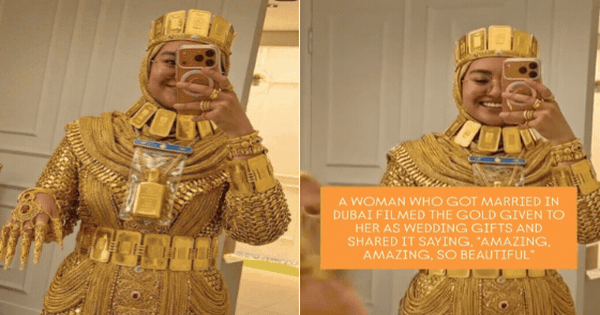 Đã tìm ra danh tính cô dâu dát vàng từ đầu đến chân, vượt xa mọi giới hạn xa xỉ