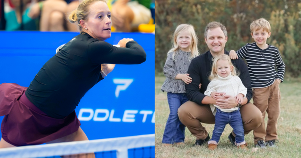 Brooke Buckner xách vợt đi đối đầu cả 