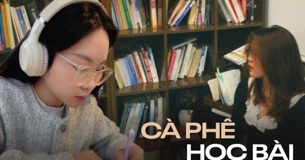 Sinh viên rủ nhau ra quán cà phê học bài: 