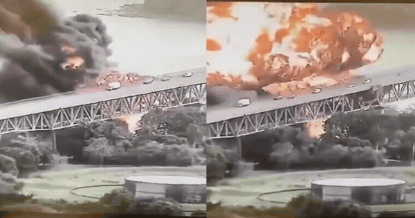 Đám cháy lớn nhấn chìm cây cầu biểu tượng ở Panama, nhiều người thương vong